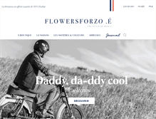 Tablet Screenshot of flowersforzoe.fr